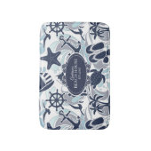 Tapis De Bain Nautical Beach (Devant (Vertical))