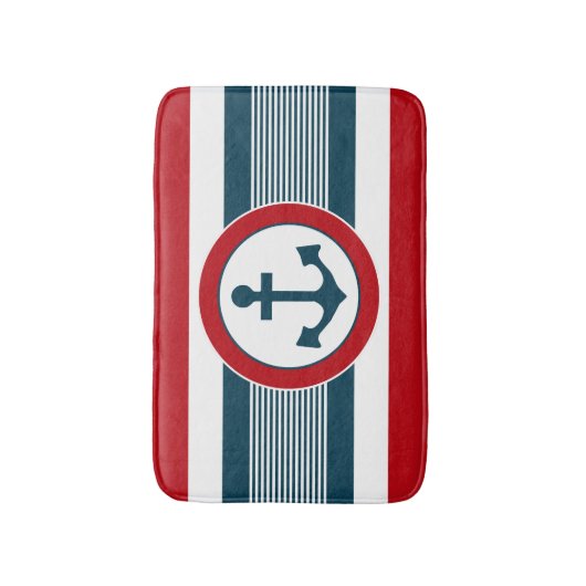 Tapis De Bain Nautical design (Devant (Vertical))