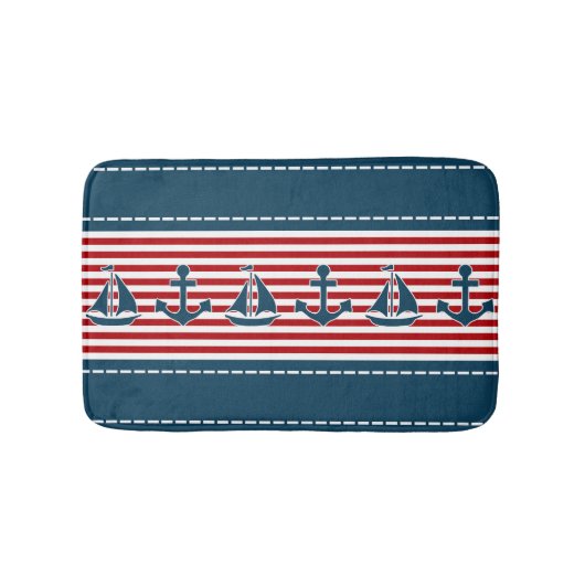 Tapis De Bain Nautical design (Devant)
