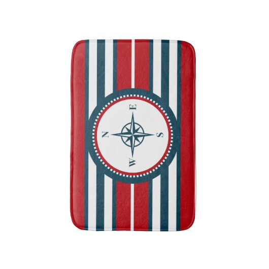 Tapis De Bain Nautical design (Devant (Vertical))