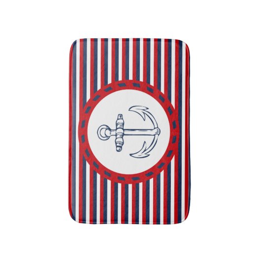 Tapis De Bain Nautical design (Devant (Vertical))