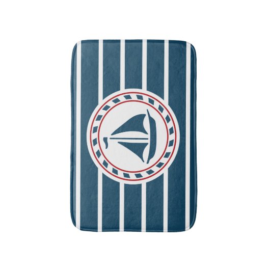 Tapis De Bain Nautical design (Devant (Vertical))