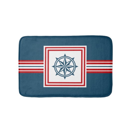 Tapis De Bain Nautical themed design (Devant)