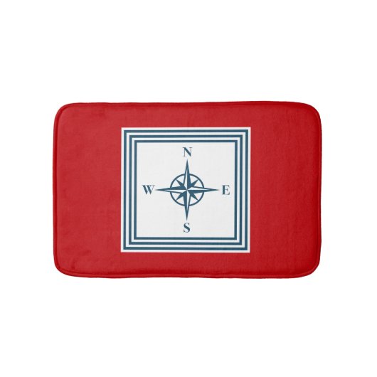 Tapis De Bain Nautical themed design (Devant)