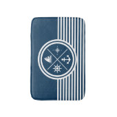 Tapis De Bain Nautical themed design (Devant (Vertical))