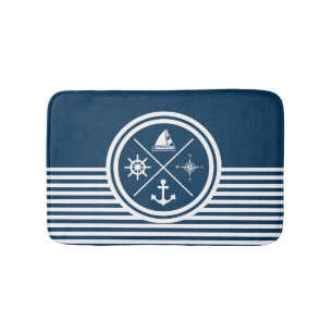 Tapis De Bain Nautical themed design