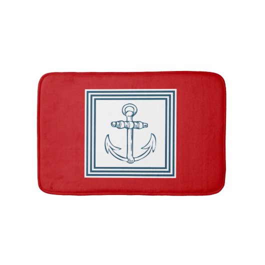 Tapis De Bain Nautical themed design (Devant)
