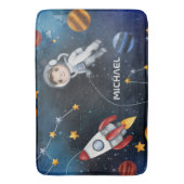 Tapis De Bain Navette astronaute spatiale personnalisée (devant Vertical)