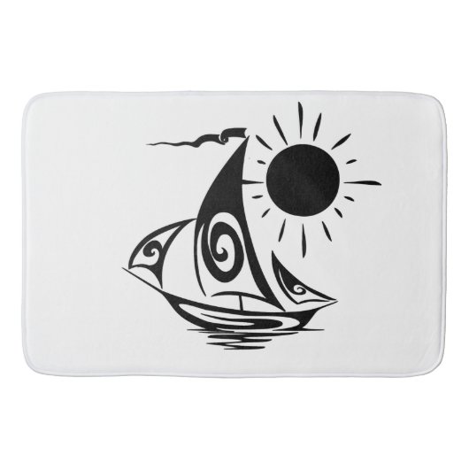Tapis De Bain Navigation de jour paresseuse (Devant)