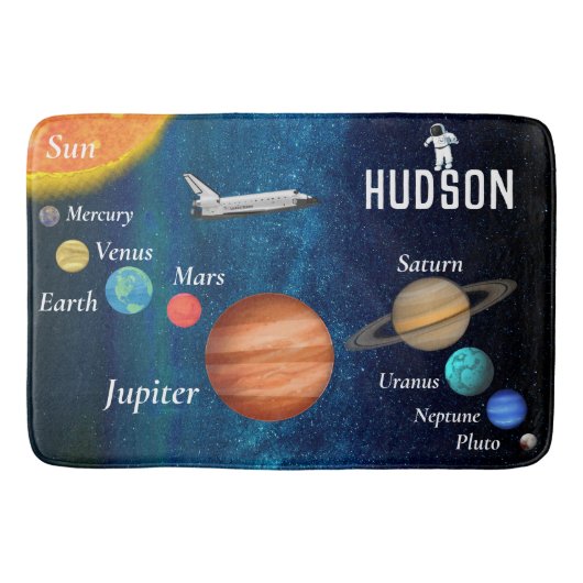 Tapis De Bain Navire spatial astronaute (Devant)