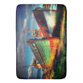 Tapis De Bain Navires vintages (devant Vertical)