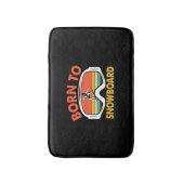 Tapis De Bain Né À Snowboard (Devant (Vertical))