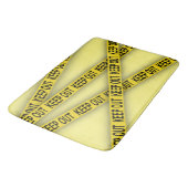 Tapis De Bain Ne pas rester à l'écart ne pas traverser la bande  (Angle)