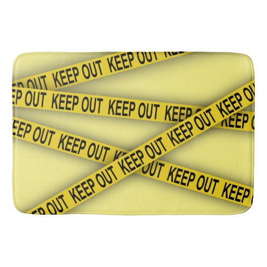 Tapis De Bain Ne pas rester à l'écart ne pas traverser la bande  (Devant)