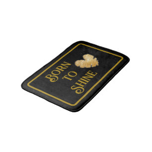 Tapis de Bain Né pour Briller