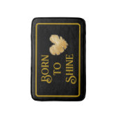 Tapis de bain Né pour briller (Devant (Vertical))