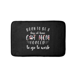 Tapis De Bain Né Pour Être Un Séjour À La Maison Chat Maman Obli