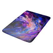 Tapis De Bain Nebula de l'espace violet dans l'encre d'alcool (Angle)