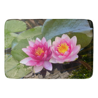 Tapis de bain nénuphar