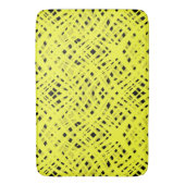 Tapis De Bain Néon, abstract , noir , yellow (devant Vertical)