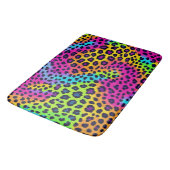 Tapis De Bain Neon Empreinte de léopard (Angle)