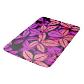 Tapis De Bain Neon Feuille se demande (Angle)