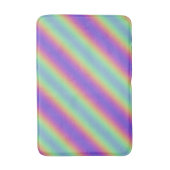 Tapis De Bain Neon Glow Rainbow Stripe Bath Mat (Devant (Vertical))