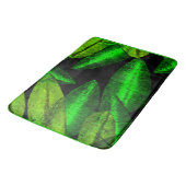 Tapis De Bain Neon Green Art Feuille. Acheter maintenant (Angle)