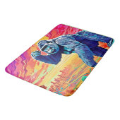 Tapis De Bain Neon Jungle Gorilla Imaginaire urbain (Angle)