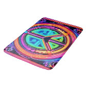 Tapis De Bain Neon Peace Mandala (Angle)