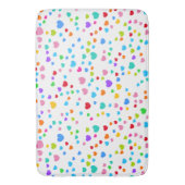 Tapis De Bain Neon Rainbow Pink Hearts Art Motif (devant Vertical)