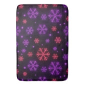 Tapis De Bain Neon Snowflakes (devant Vertical)