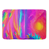 Tapis De Bain Neon Sun & Beach Bliss (Devant)