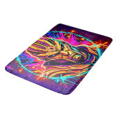 Tapis De Bain Neon Warrior Power Art (Angle)