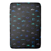 Tapis De Bain Nez Au Mat De Bain De Nuit (devant Vertical)