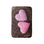 Tapis De Bain Nid avec des coeurs (Devant (Vertical))