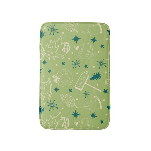 Tapis De Bain Noël (Devant (Vertical))