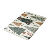 Tapis De Bain Noël Arbre Motif Fête vintage (Angle)