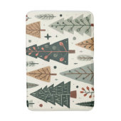 Tapis De Bain Noël Arbre Motif Fête vintage (Devant (Vertical))