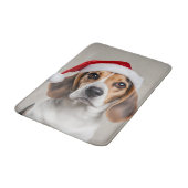 Tapis De Bain Noël beagle (Angle)