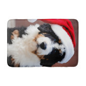 Tapis De Bain Noël Bernedoodle (Devant)