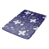 Tapis De Bain Noël bleu marine (Angle)