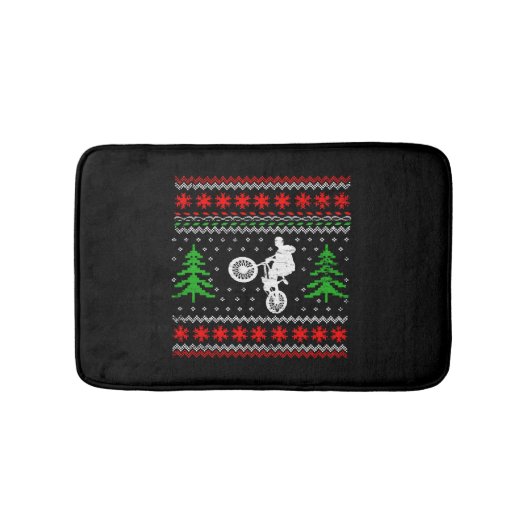 Tapis De Bain Noël BMX (Devant)