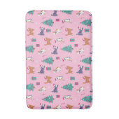 Tapis De Bain Noël Chats et arbres Motif de vacances (Devant (Vertical))