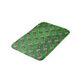 Tapis De Bain Noël Chihuahua sur vert (Angle)