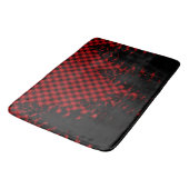 Tapis De Bain Noël classique Rouge Plaid Noël evergreens (Angle)