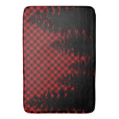 Tapis De Bain Noël classique Rouge Plaid Noël evergreens (devant Vertical)