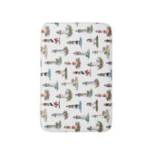 Tapis De Bain Noël côtier phare nautique (Devant (Vertical))