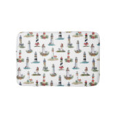 Tapis De Bain Noël côtier phare nautique (Devant)