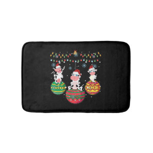 Tapis De Bain Noël de la vache bébé
